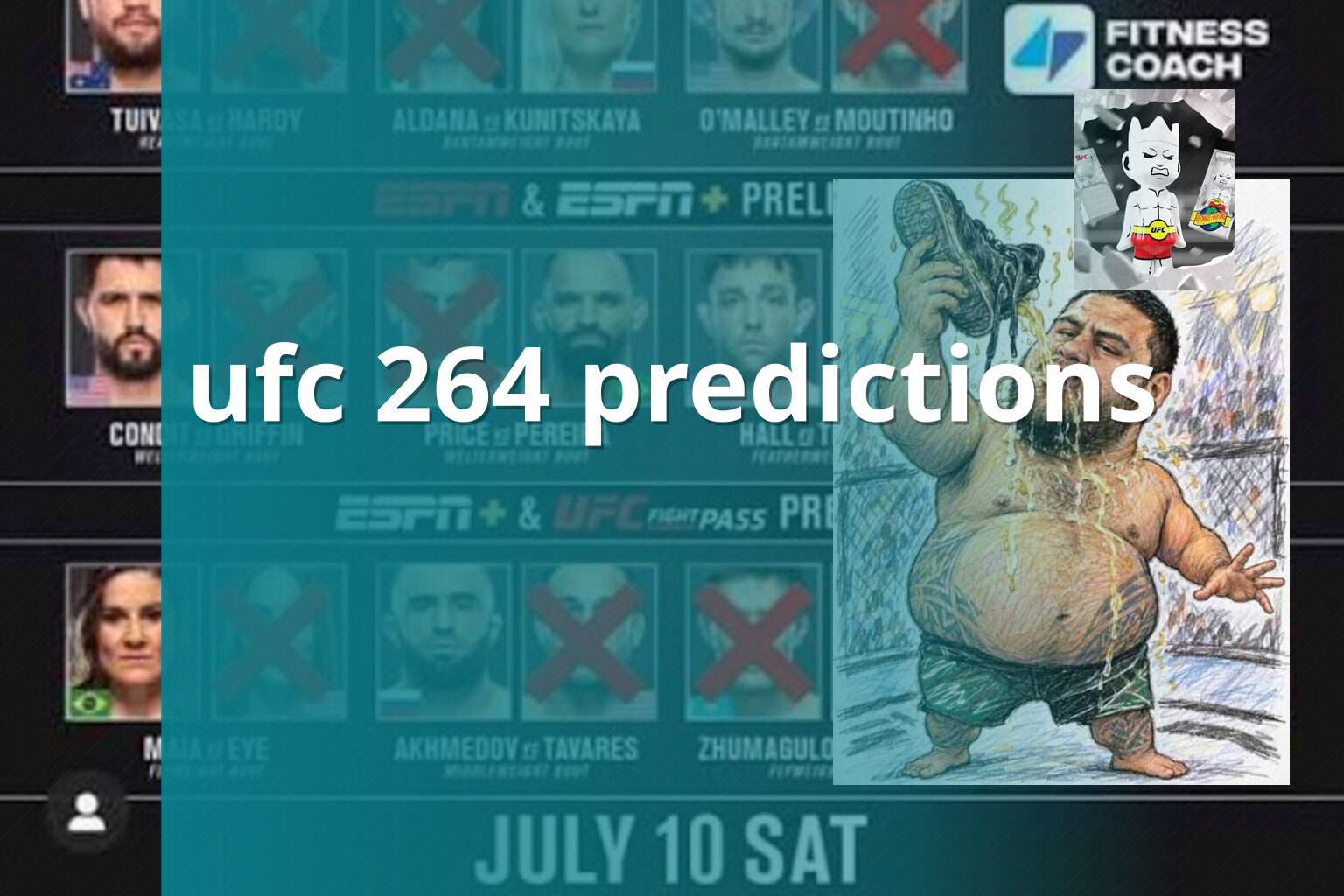 ufc 264 predictions - sportsbook