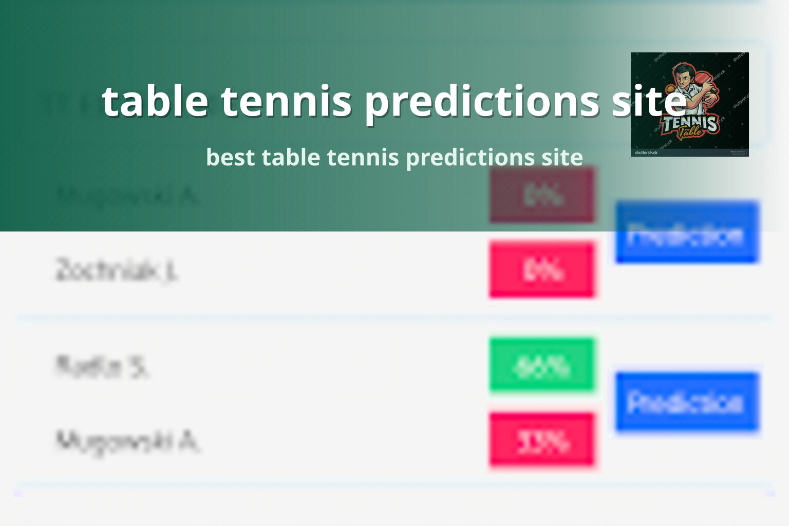 table tennis predictions site best table tennis predictions site
