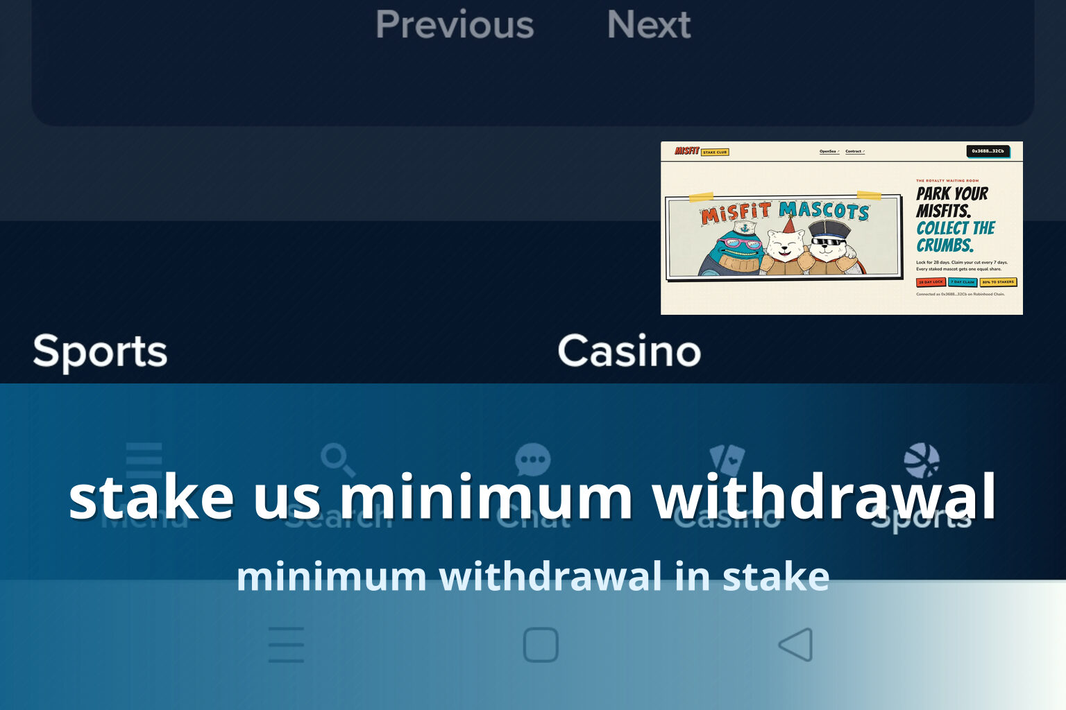 stake us minimum withdrawal minimum withdrawal in stake