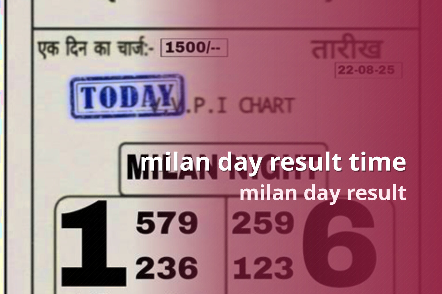 milan day result time milan day result