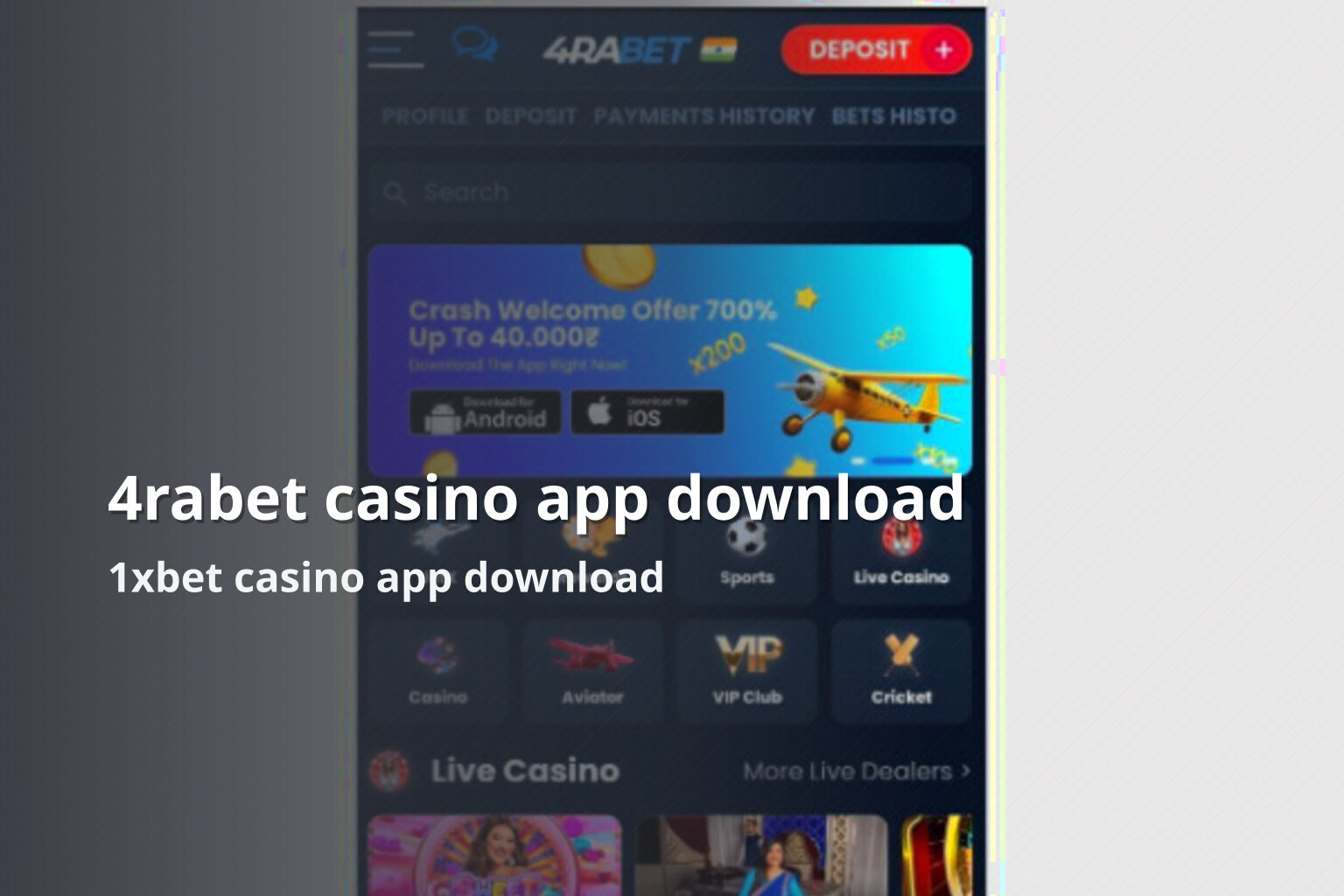 4rabet casino app download 1xbet casino app download