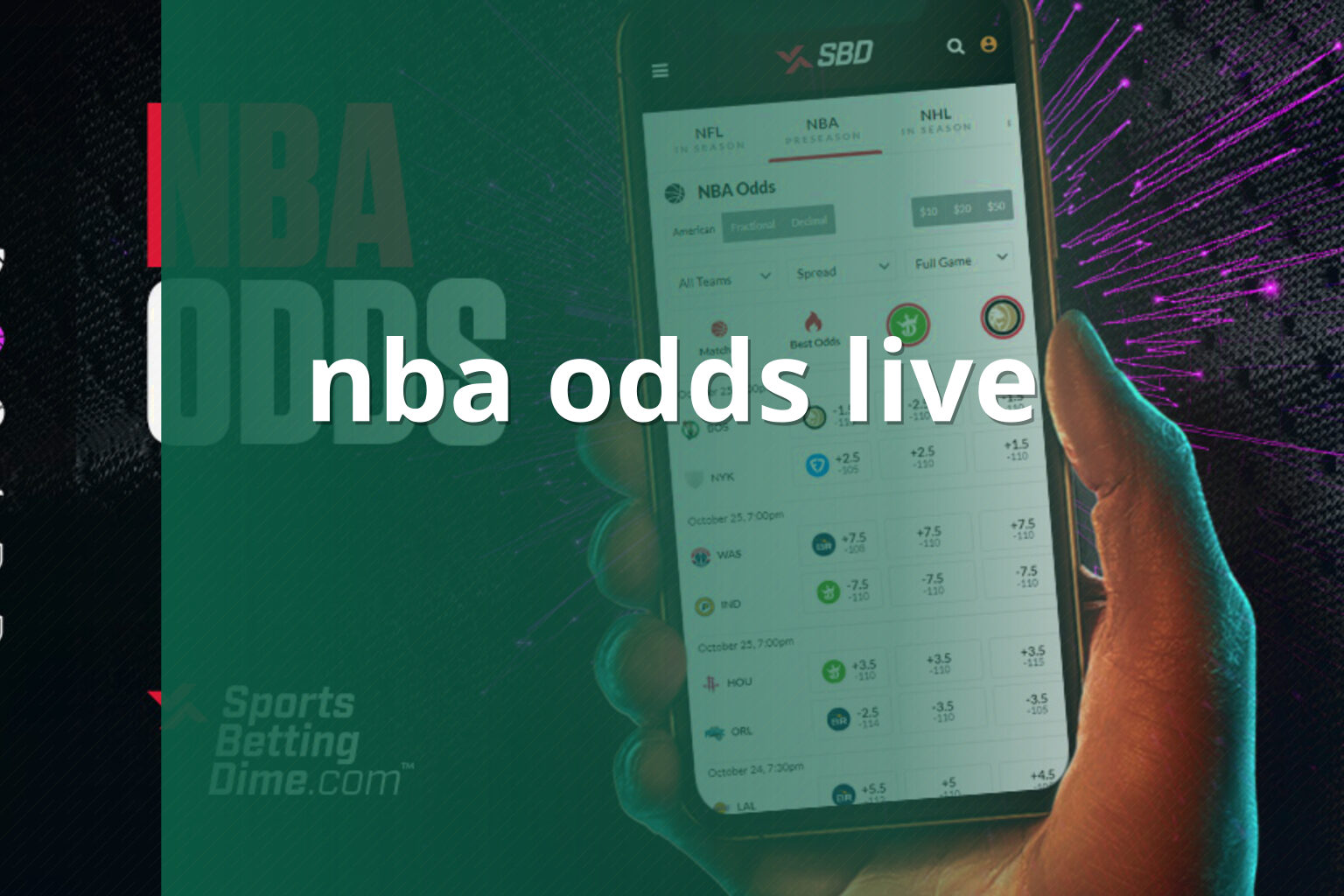 nba odds live - sportsbook