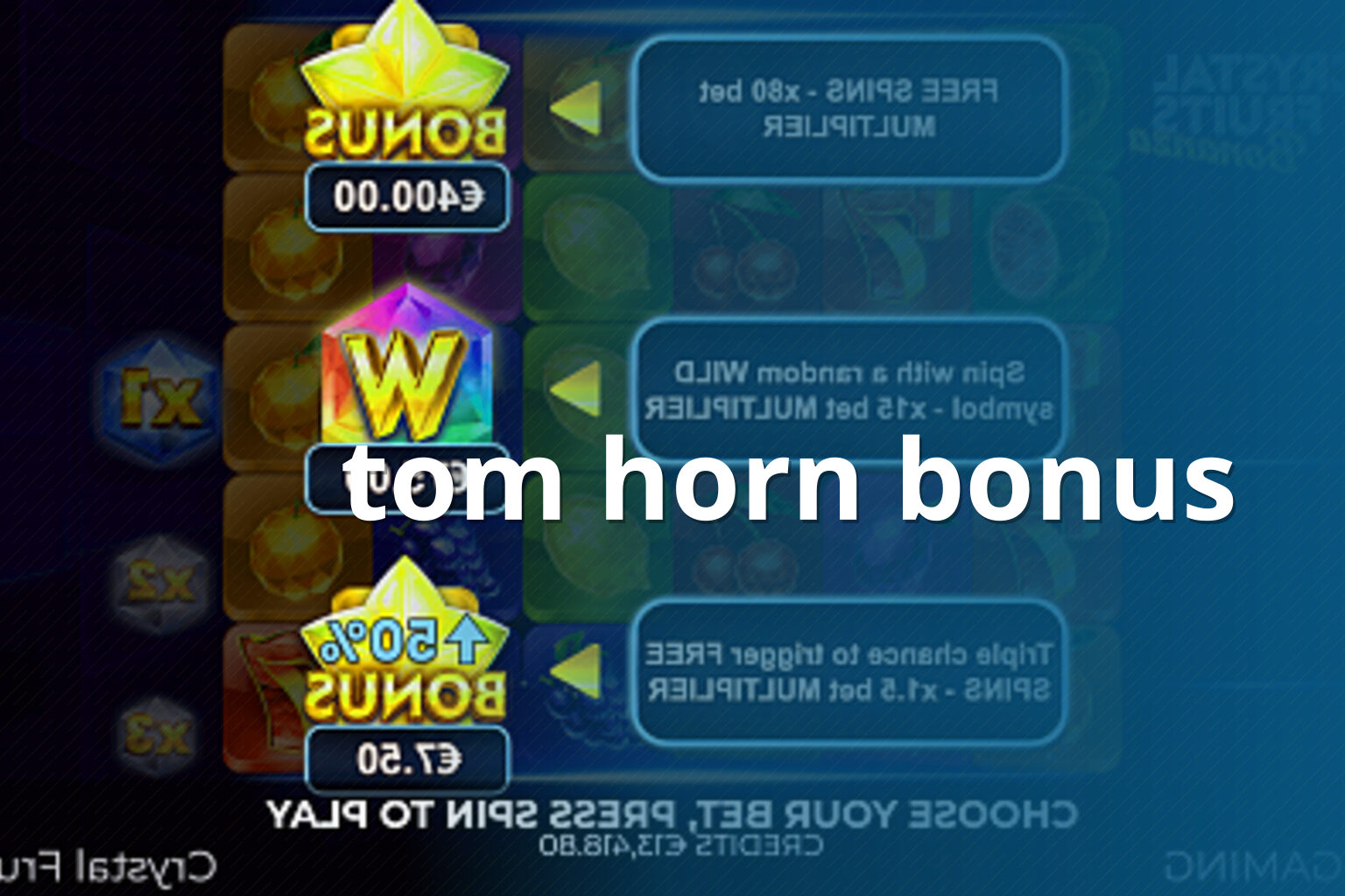 tom horn bonus - gaming_brand