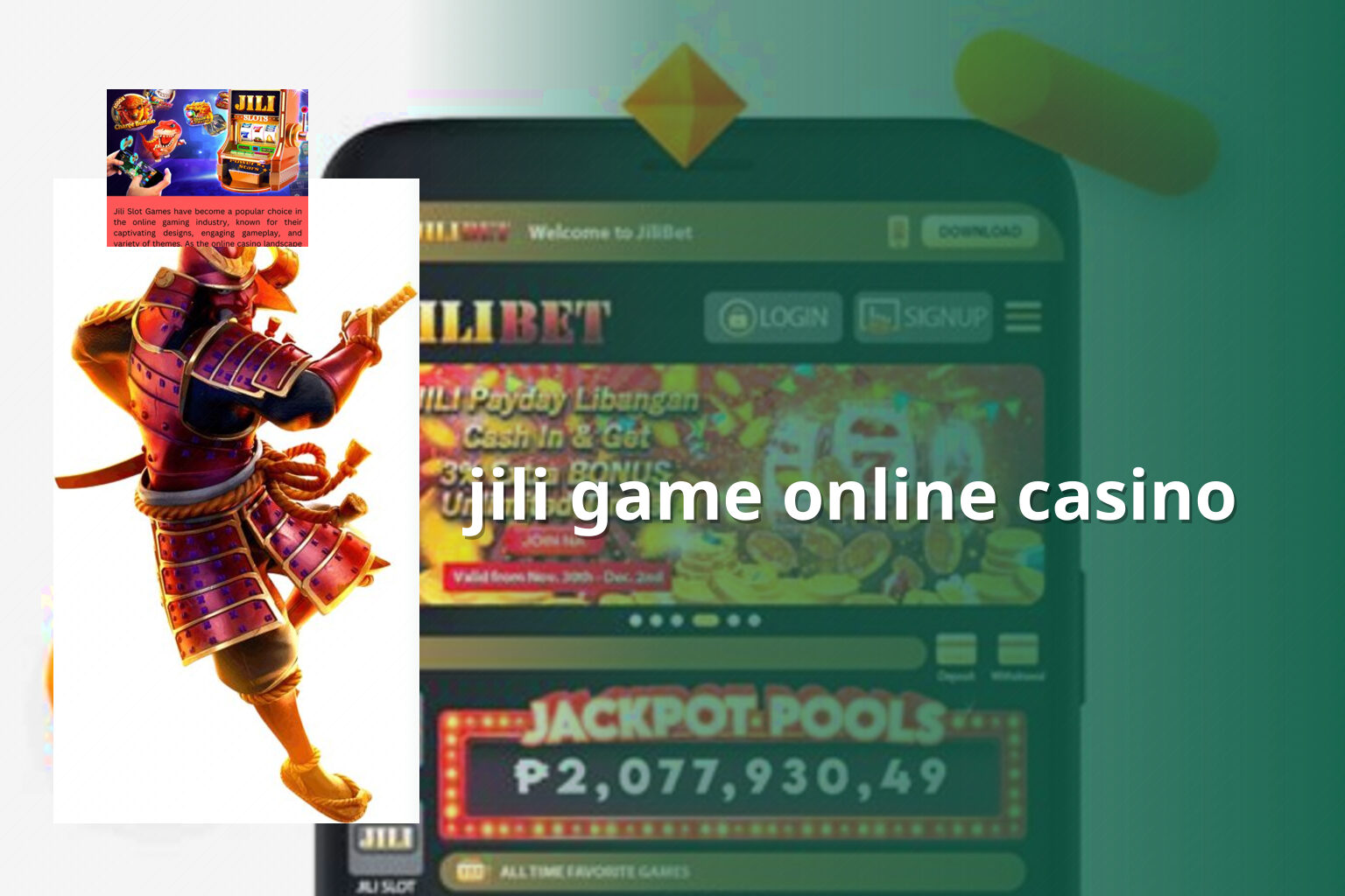jili game online casino - slots