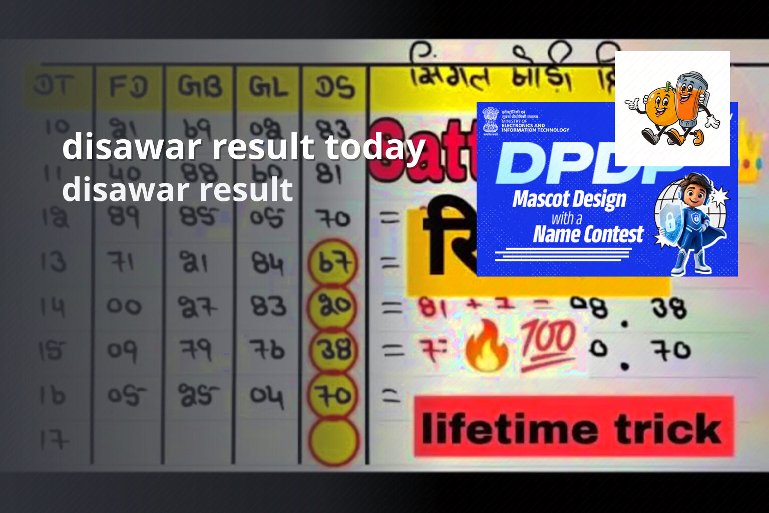disawar result today - matka_satta