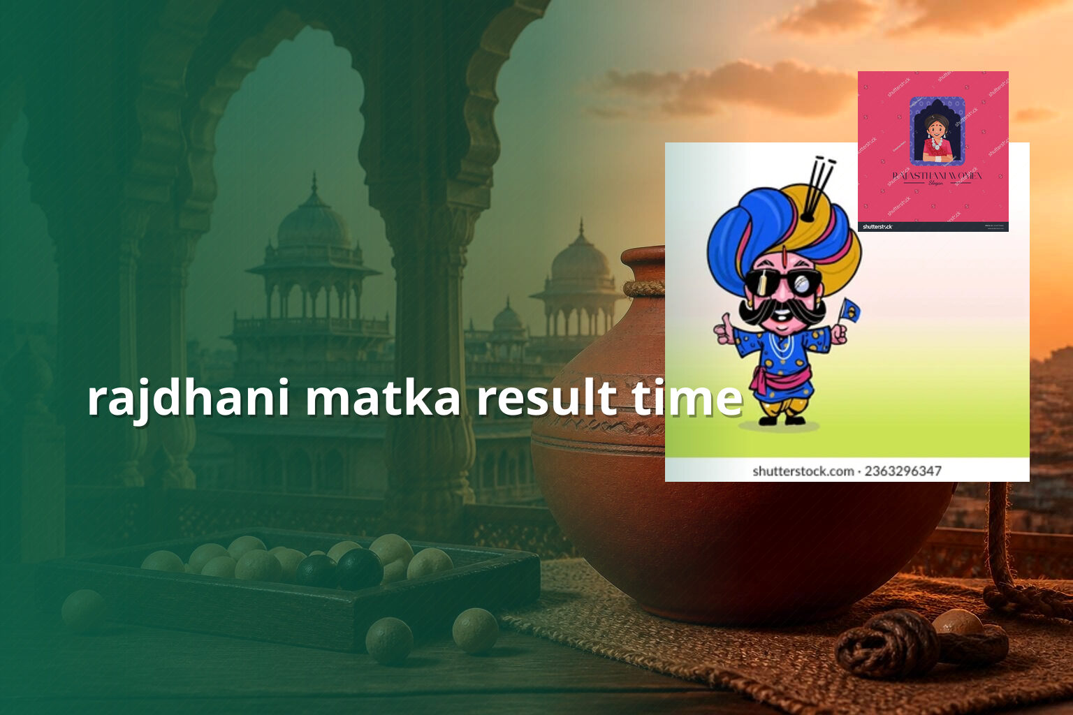 rajdhani matka result time - matka_satta