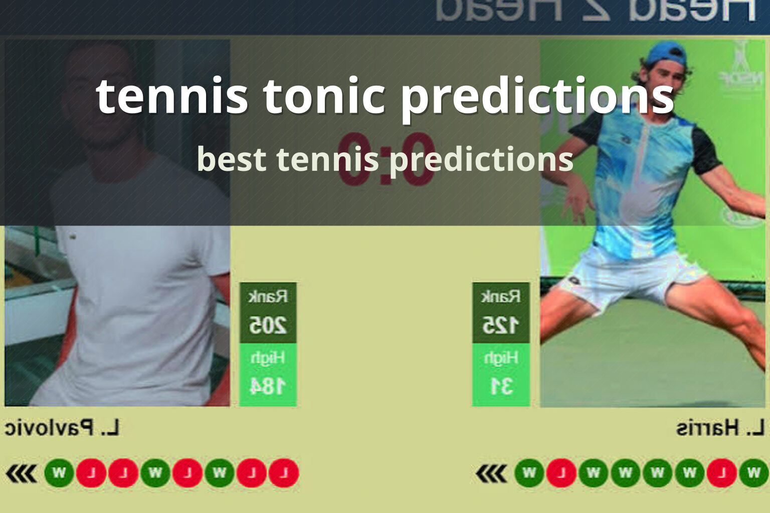 tennis tonic predictions - sportsbook