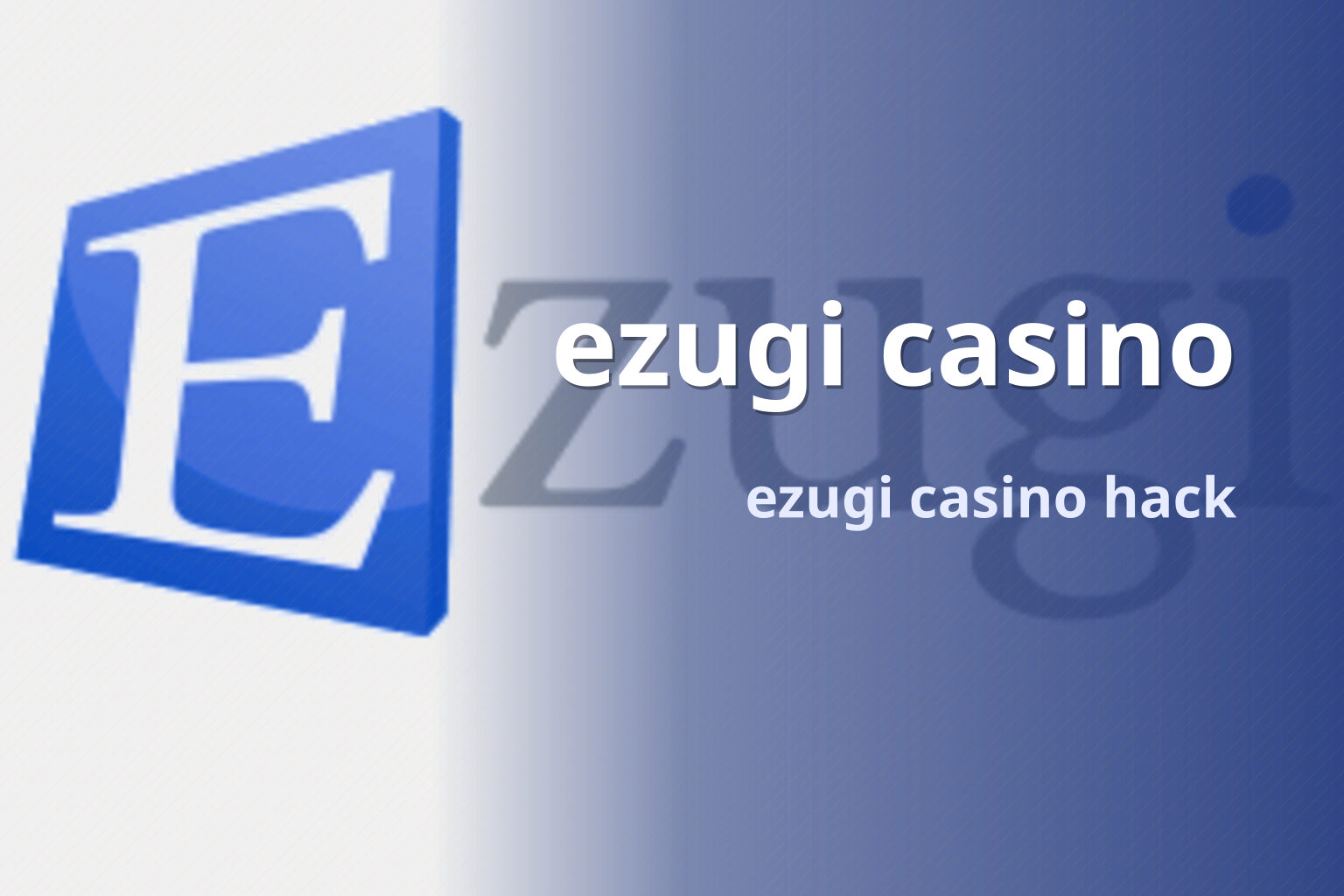 ezugi casino - casino