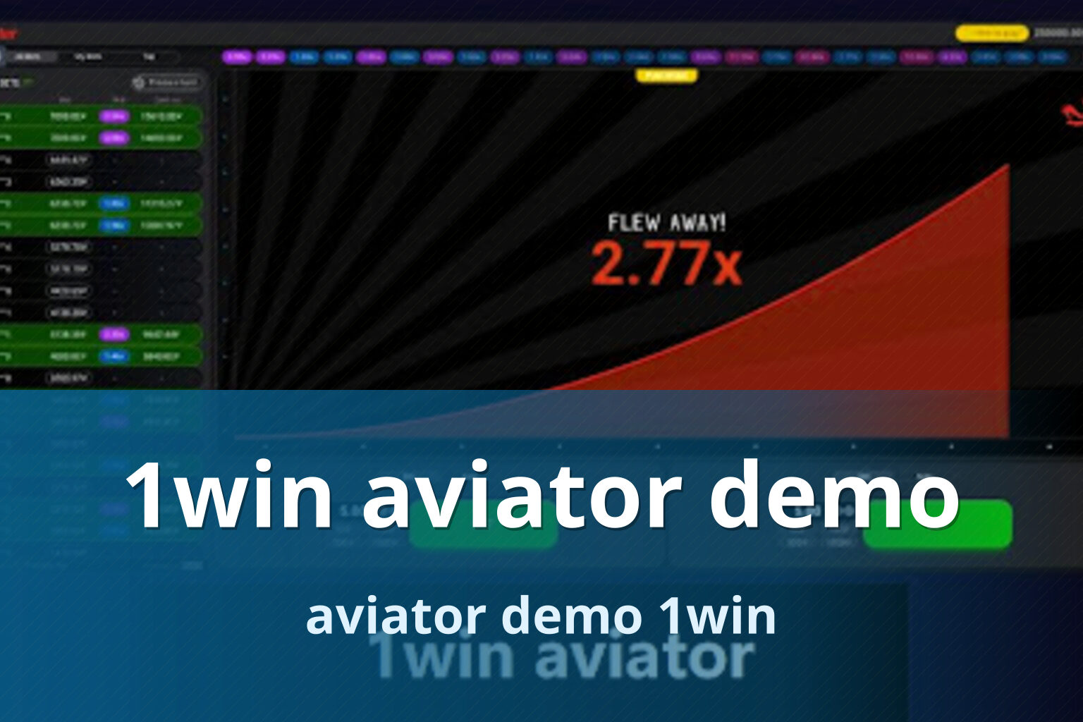 1win aviator demo - gaming_brand