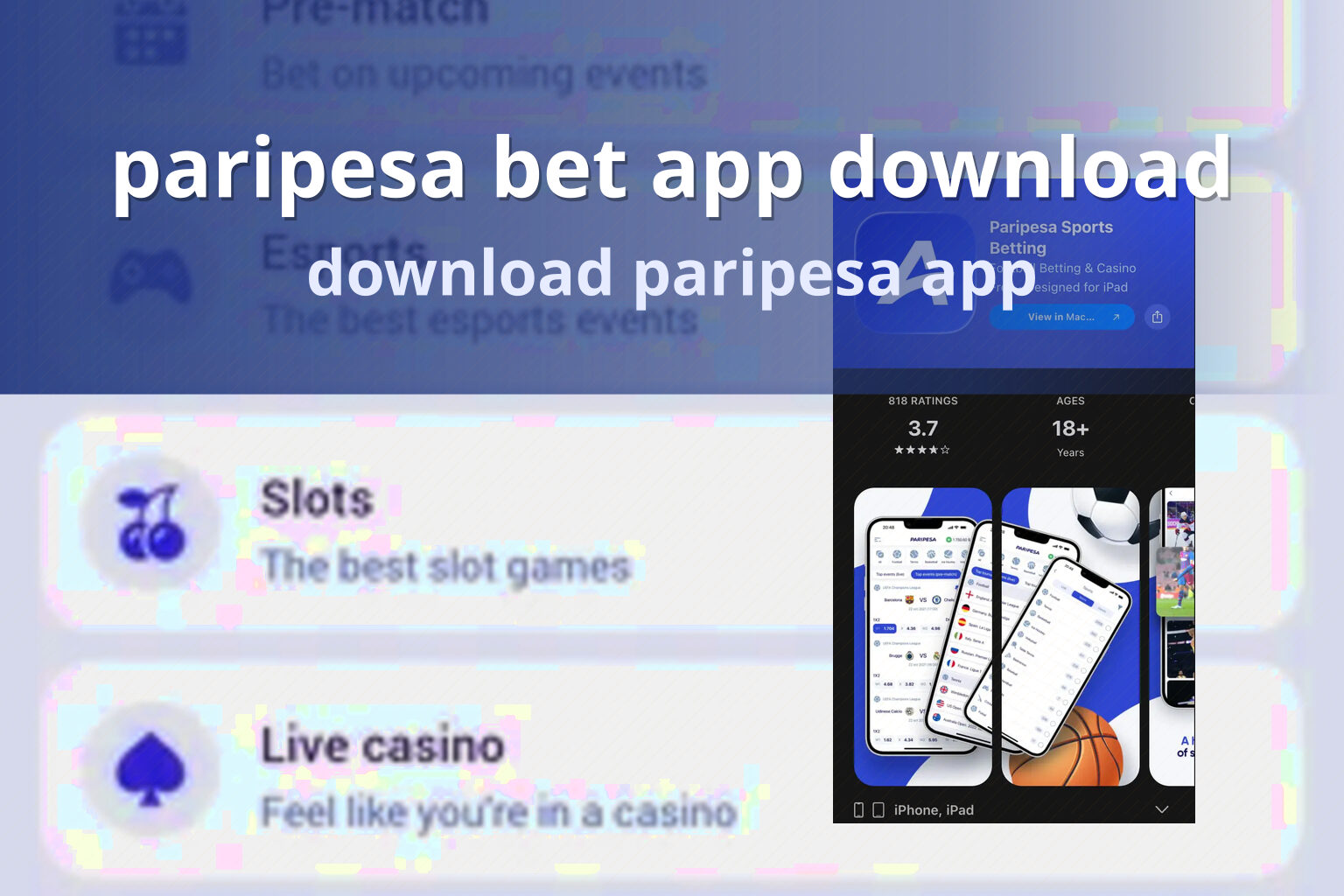 paripesa bet app download - gaming_brand