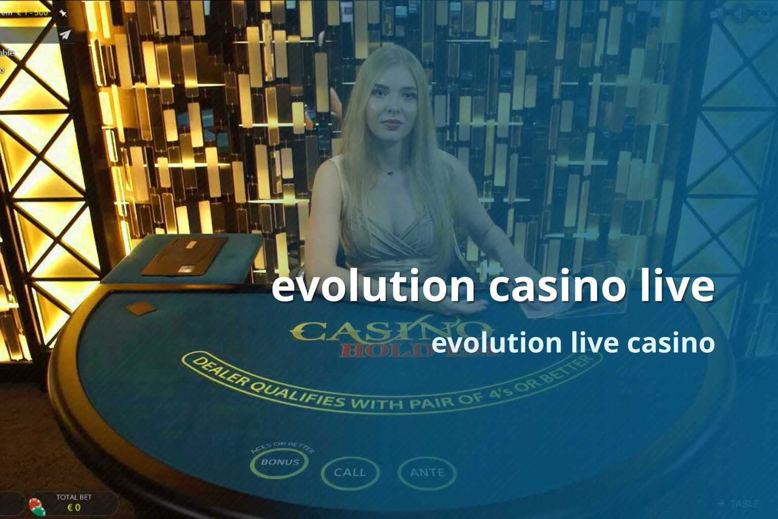 evolution casino live - casino