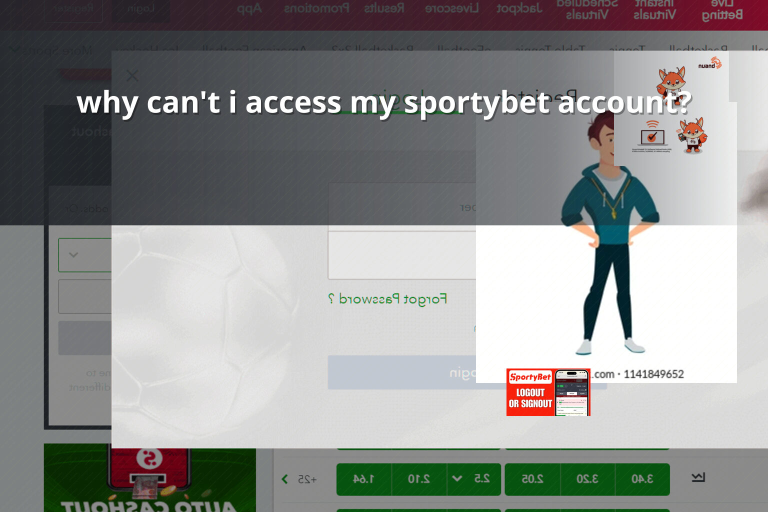 why can't i access my sportybet account? - gaming_brand