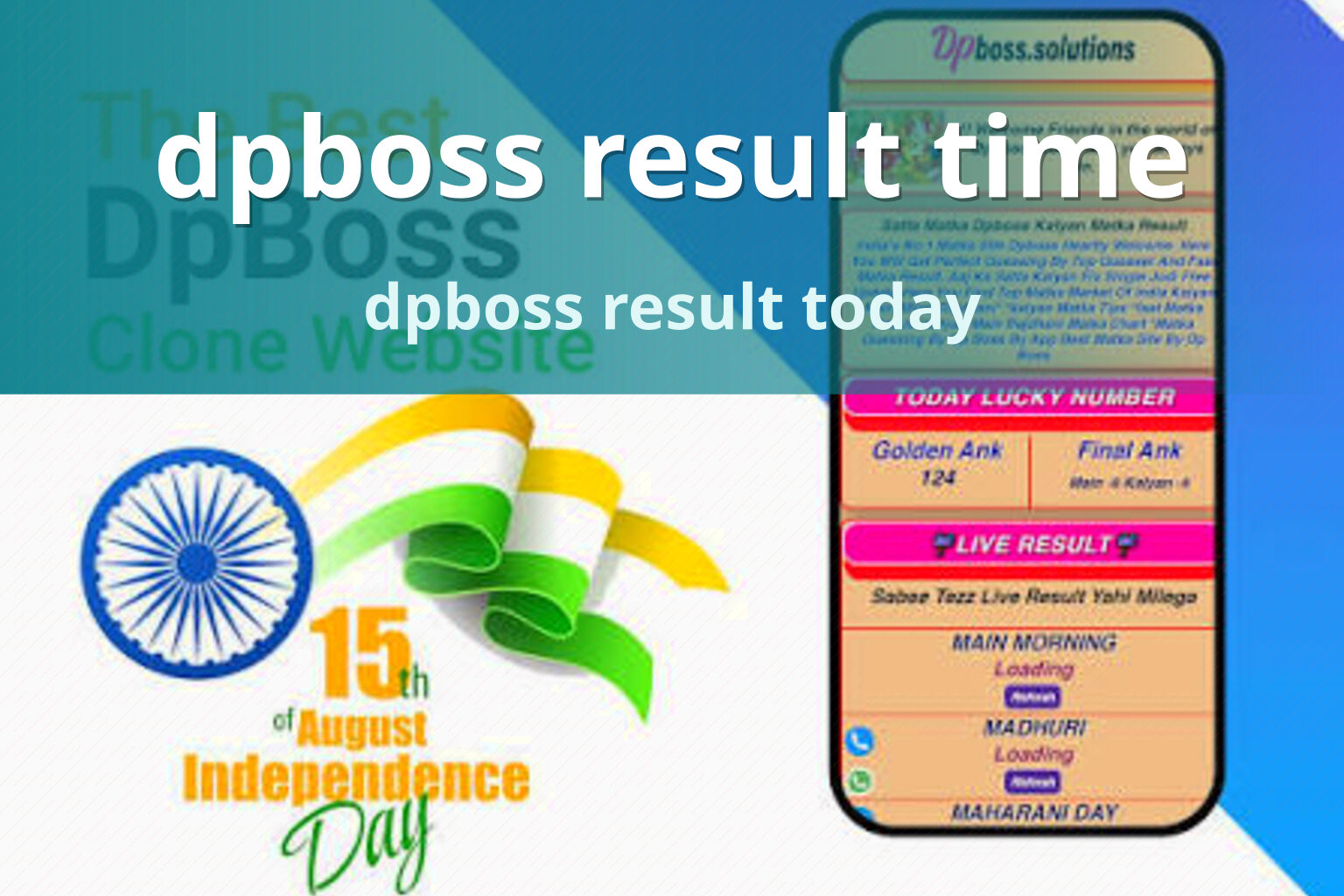 dpboss result time - matka_satta