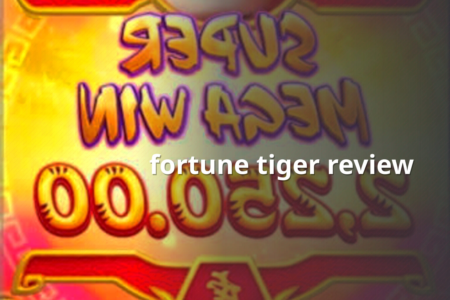fortune tiger review - slots