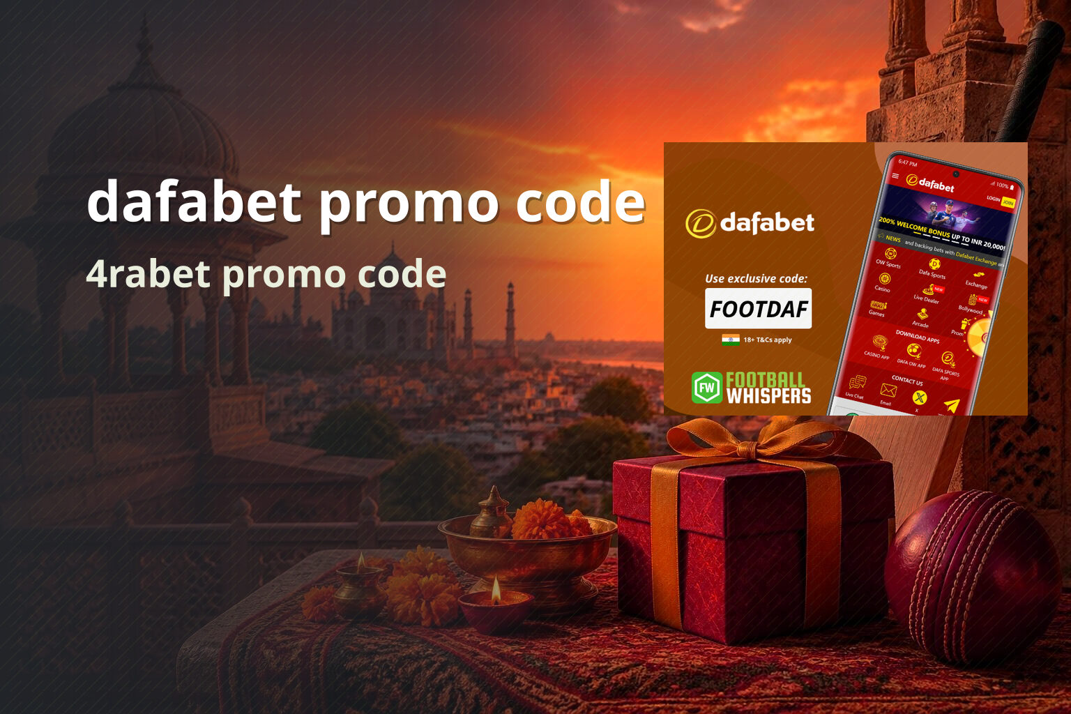 dafabet promo code 4rabet promo code
