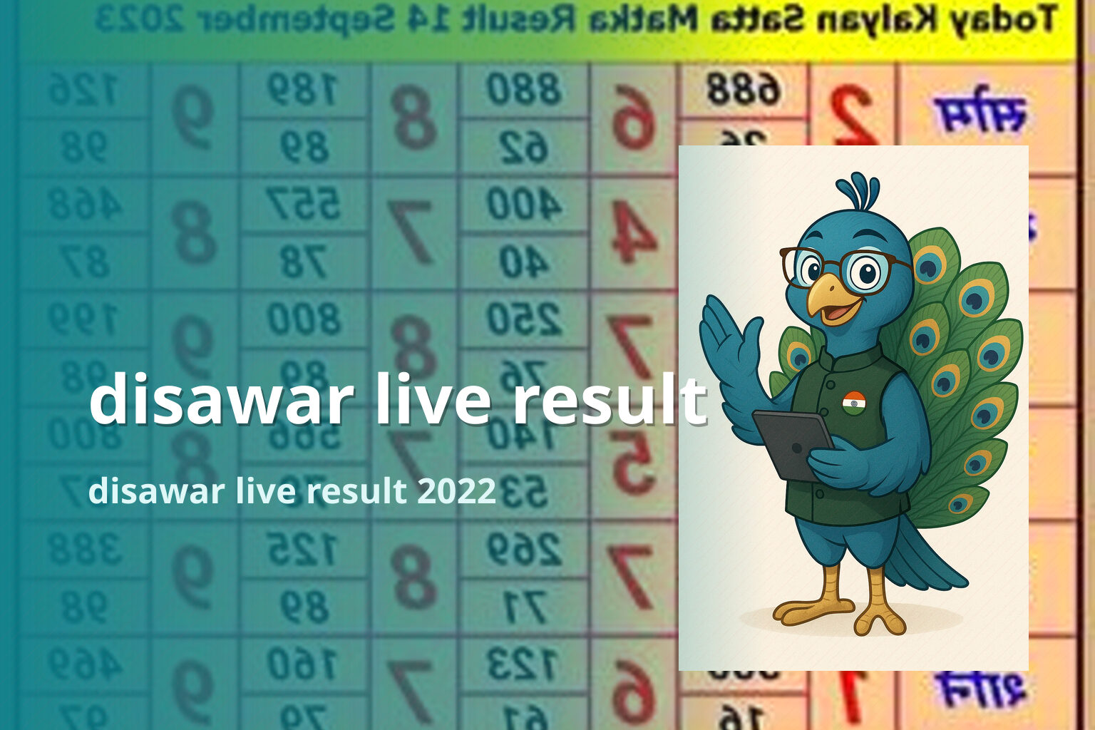 disawar live result - matka_satta