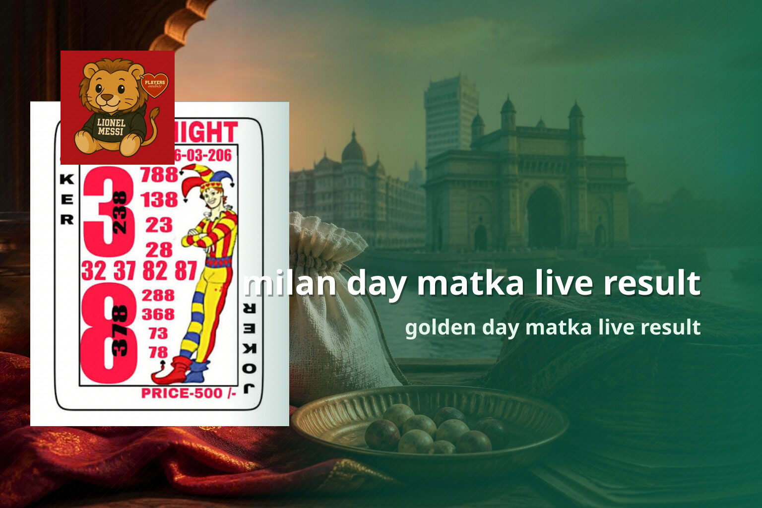 milan day matka live result golden day matka live result