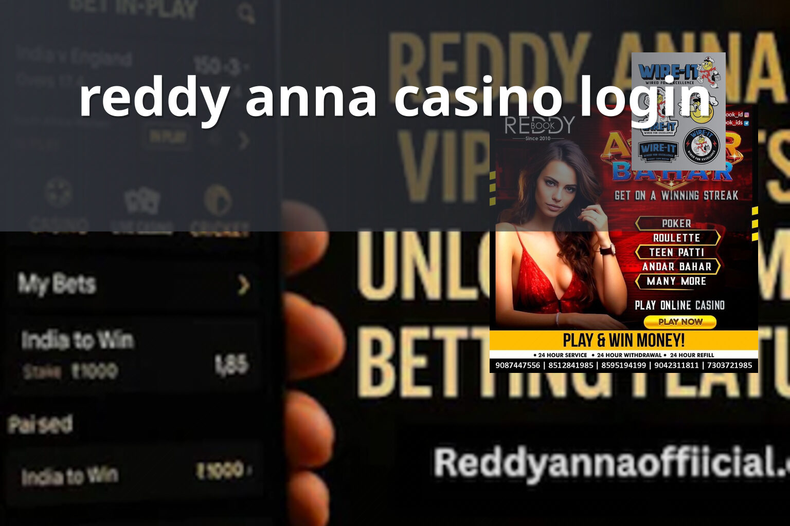 reddy anna casino login - gaming_brand