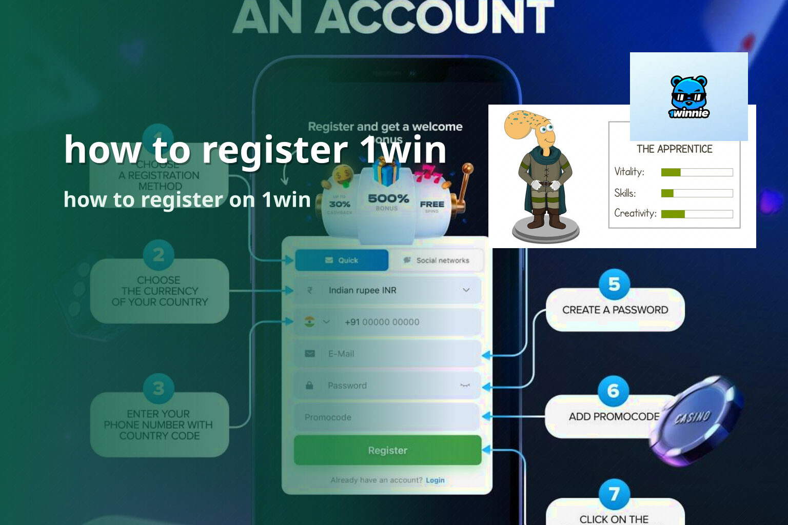 how to register 1win - online_gaming