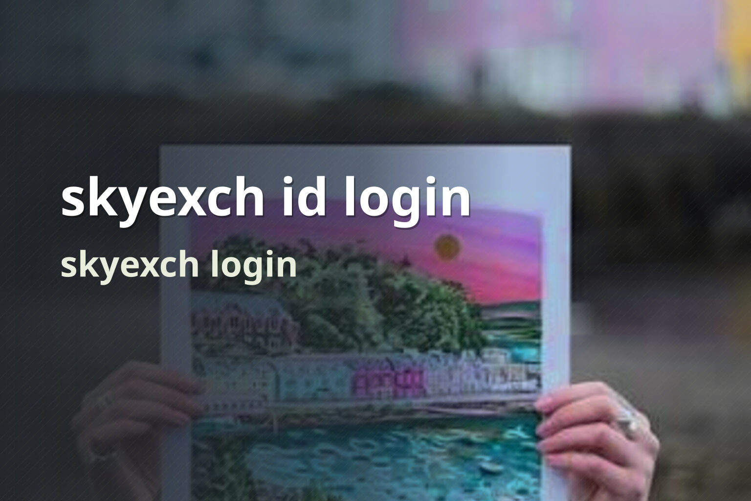skyexch id login skyexch login
