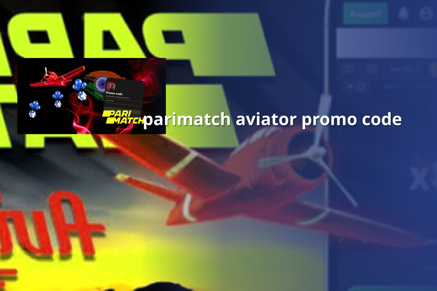 parimatch aviator promo code - gaming_brand