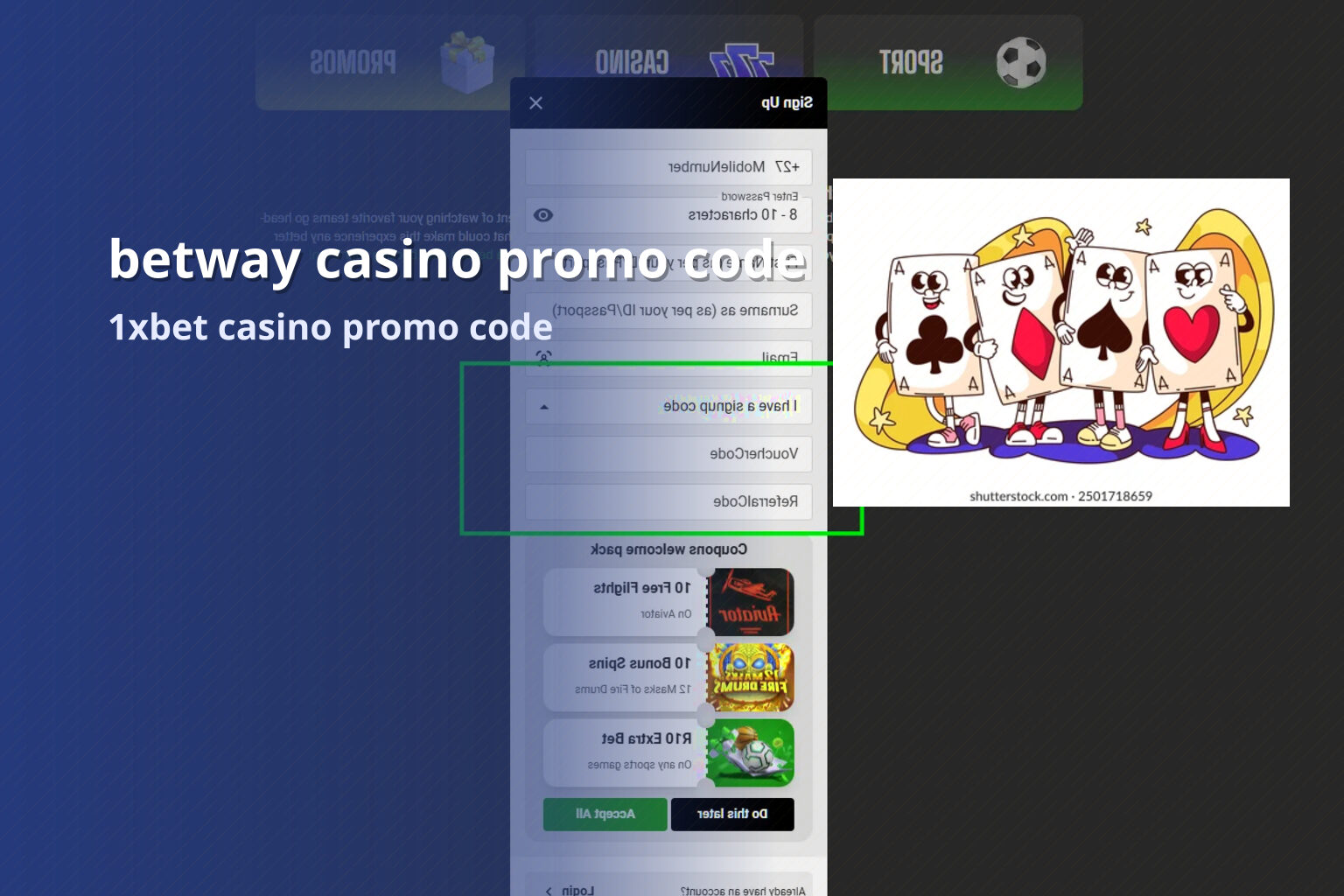 betway casino promo code 1xbet casino promo code