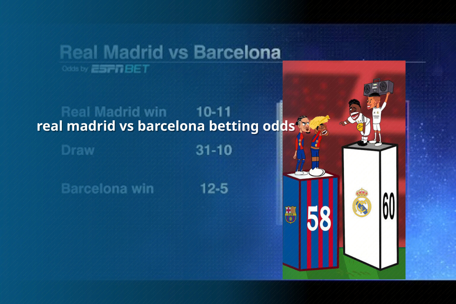 real madrid vs barcelona betting odds - การพนัน