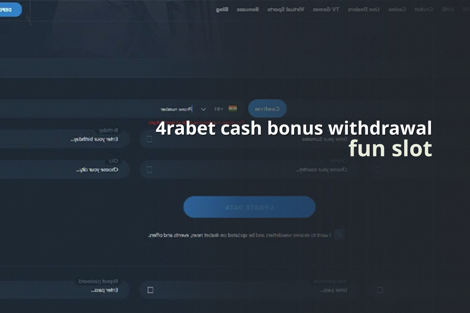 4rabet cash bonus withdrawal - gaming_brand