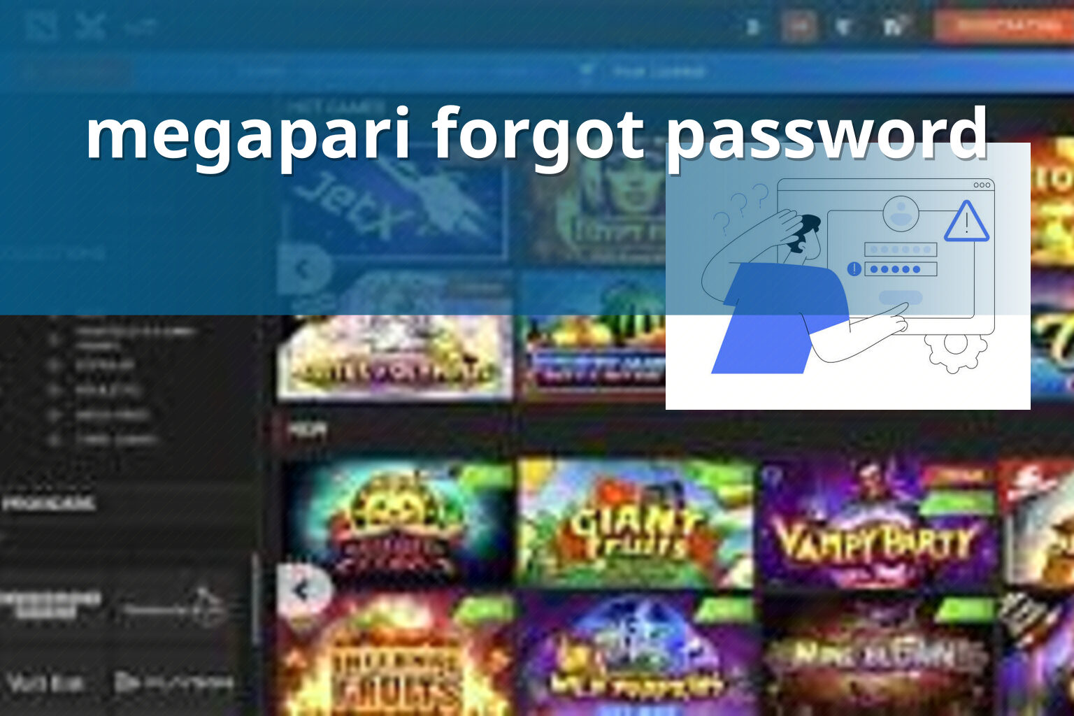 megapari forgot password - gaming_brand