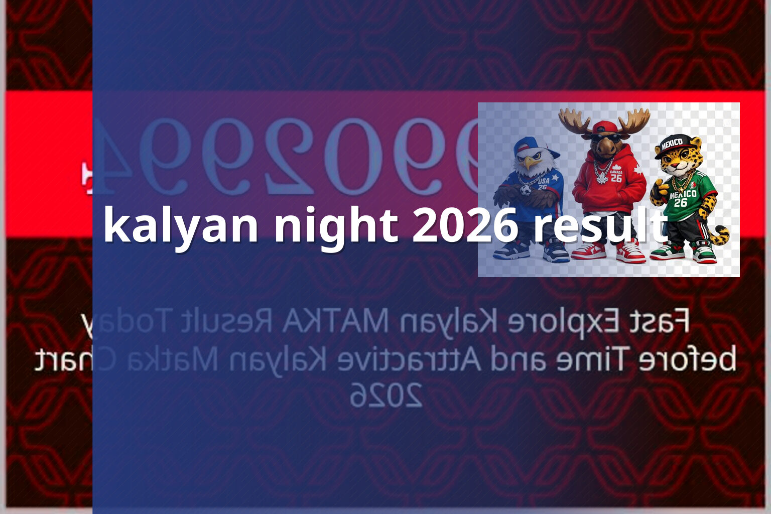 kalyan night 2026 result - matka_satta