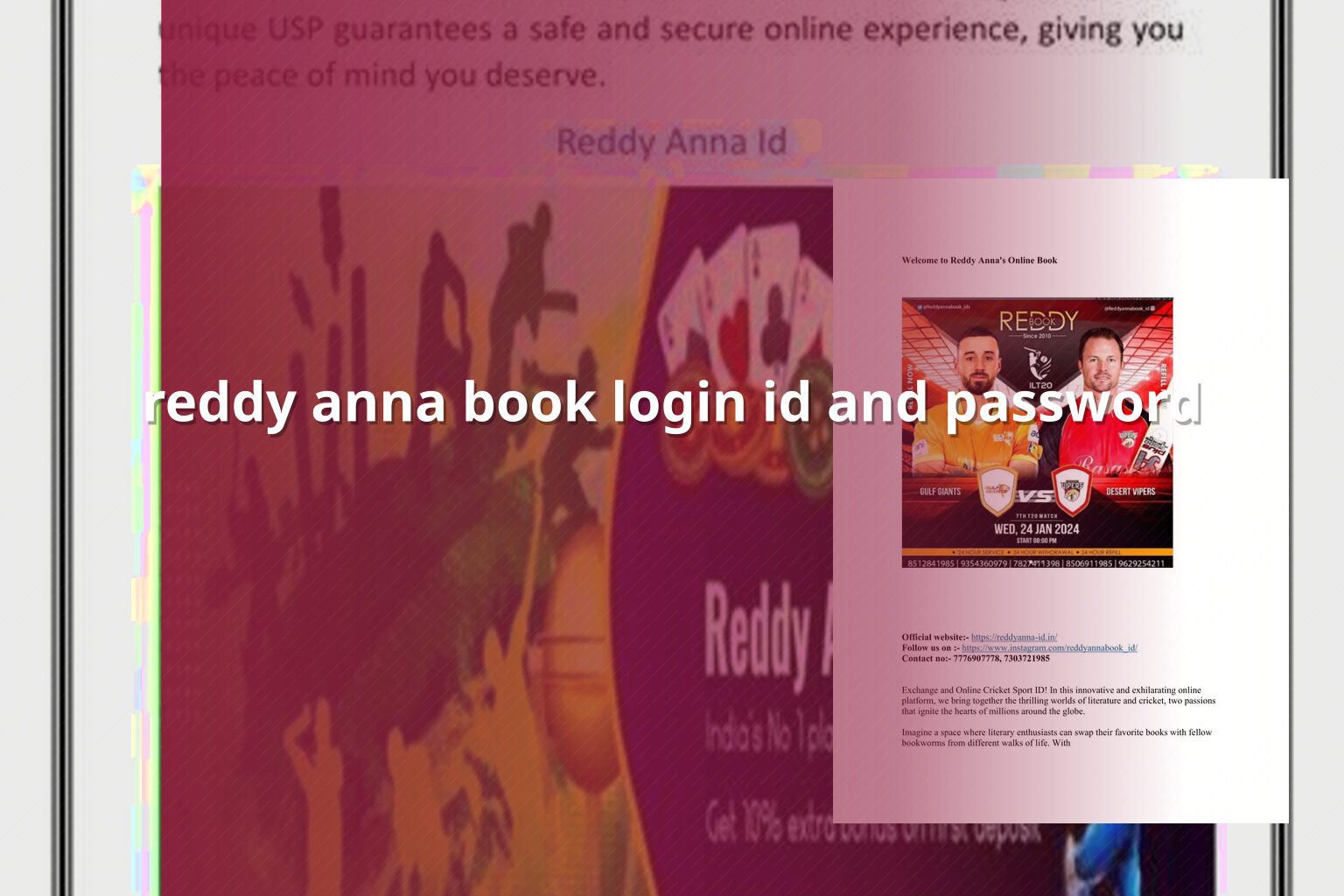 reddy anna book login id and password - gaming_brand