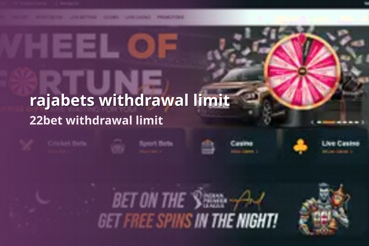 rajabets withdrawal limit - gaming_brand