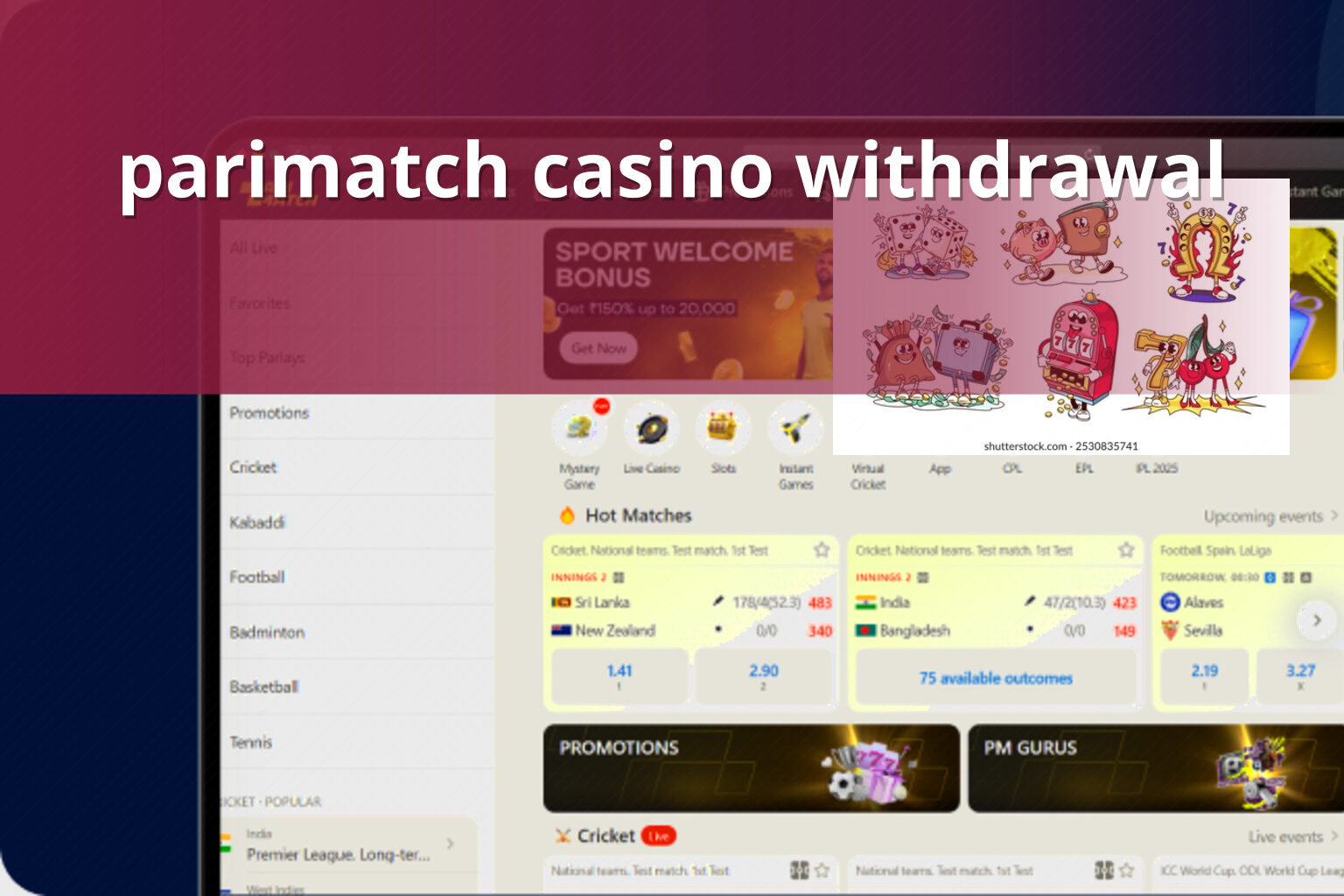 parimatch casino withdrawal - gaming_brand