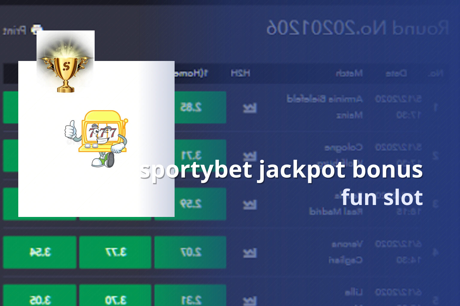 sportybet jackpot bonus fun slot