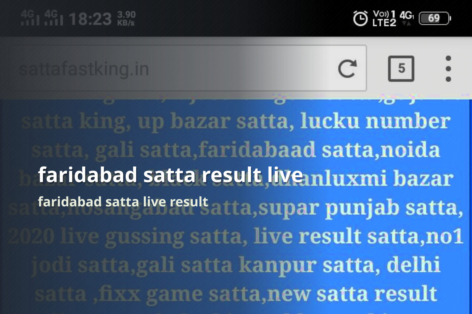 faridabad satta result live faridabad satta live result