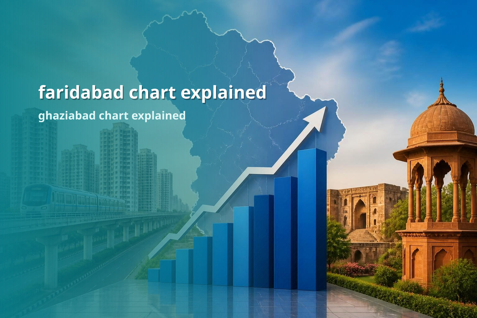 faridabad chart explained ghaziabad chart explained