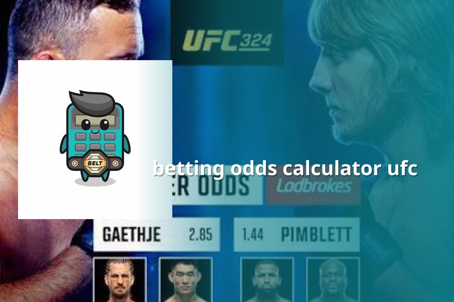 betting odds calculator ufc - การพนัน