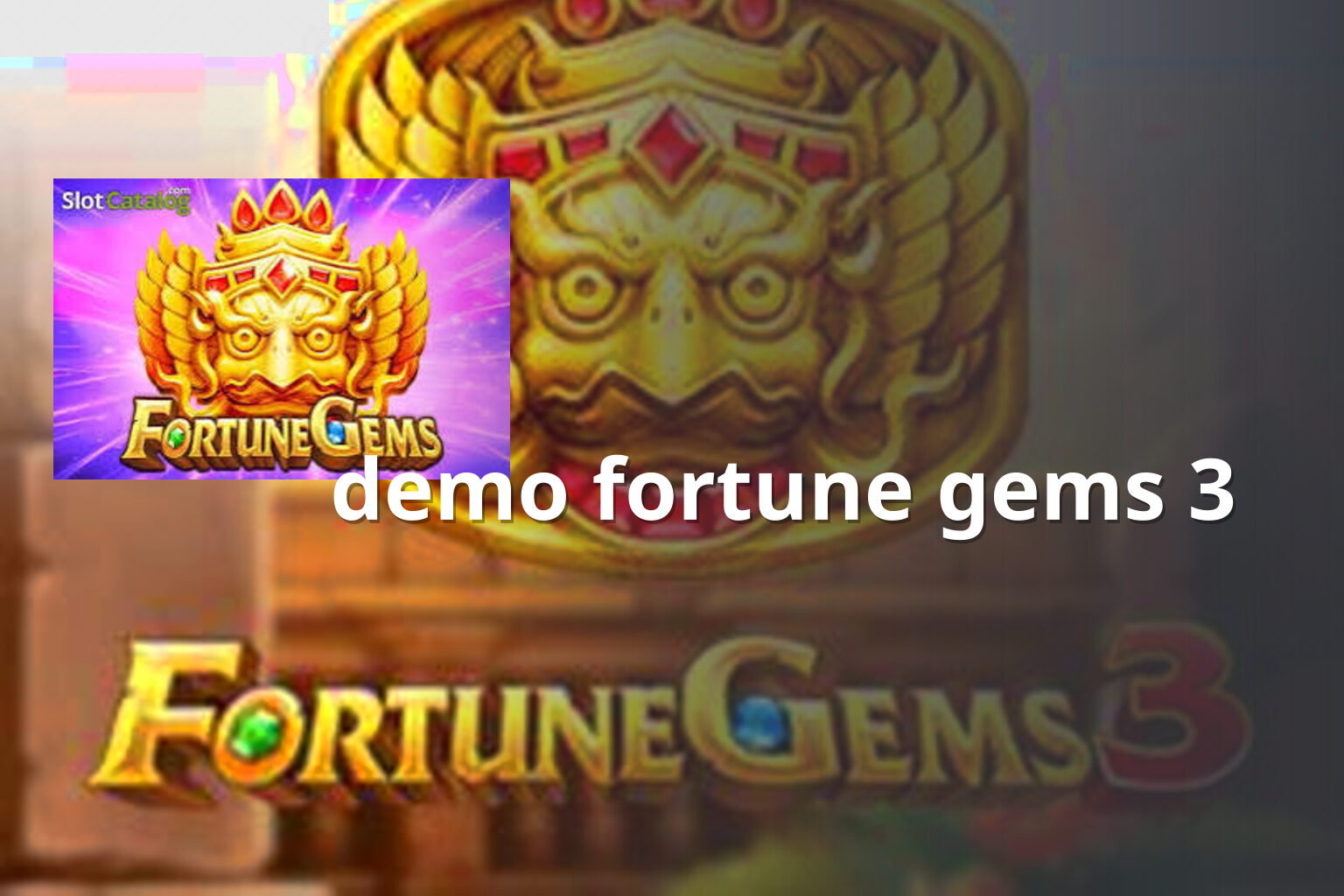 demo fortune gems 3 - gaming_brand