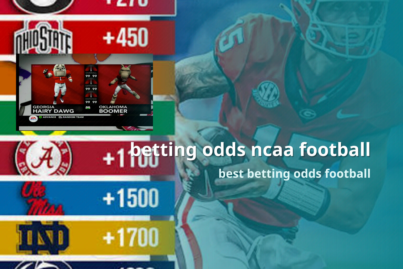betting odds ncaa football best betting odds football