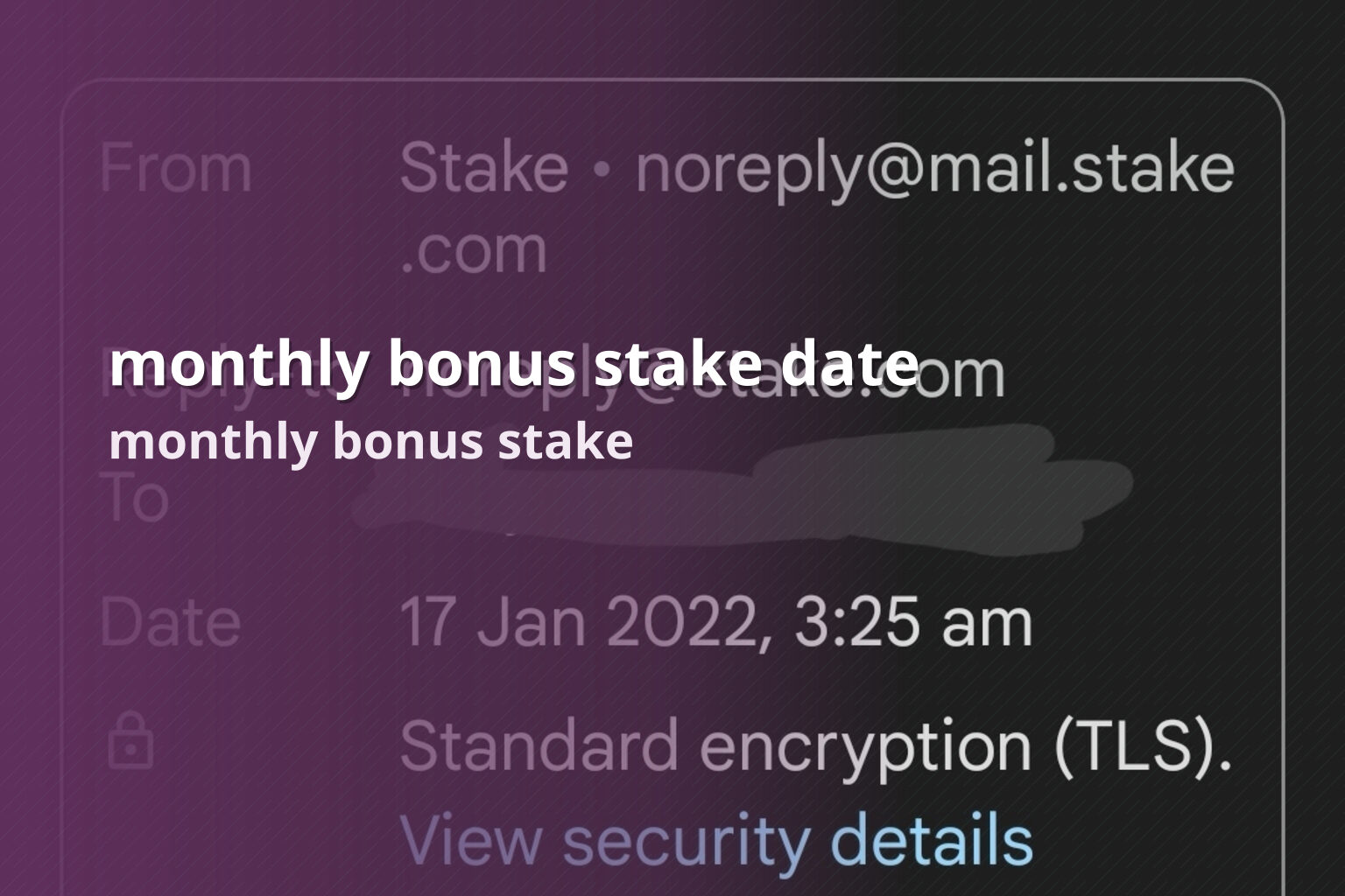monthly bonus stake date monthly bonus stake