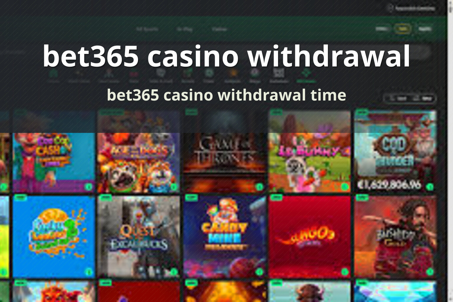 bet365 casino withdrawal bet365 casino withdrawal time