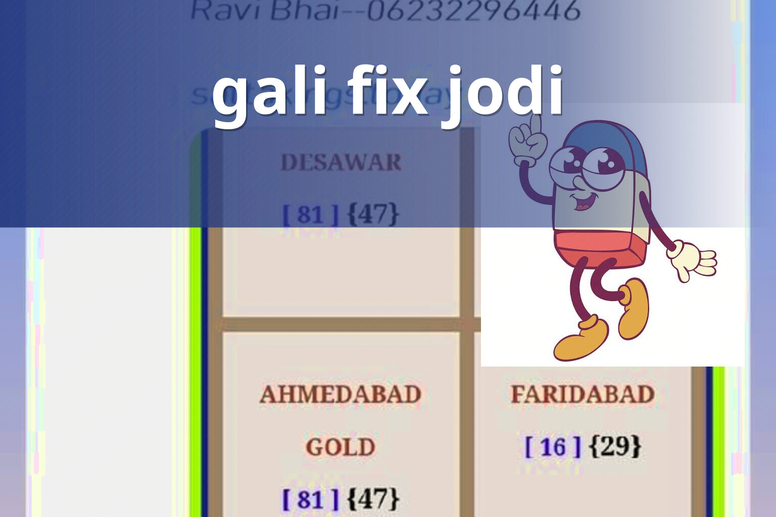 gali fix jodi - matka_satta