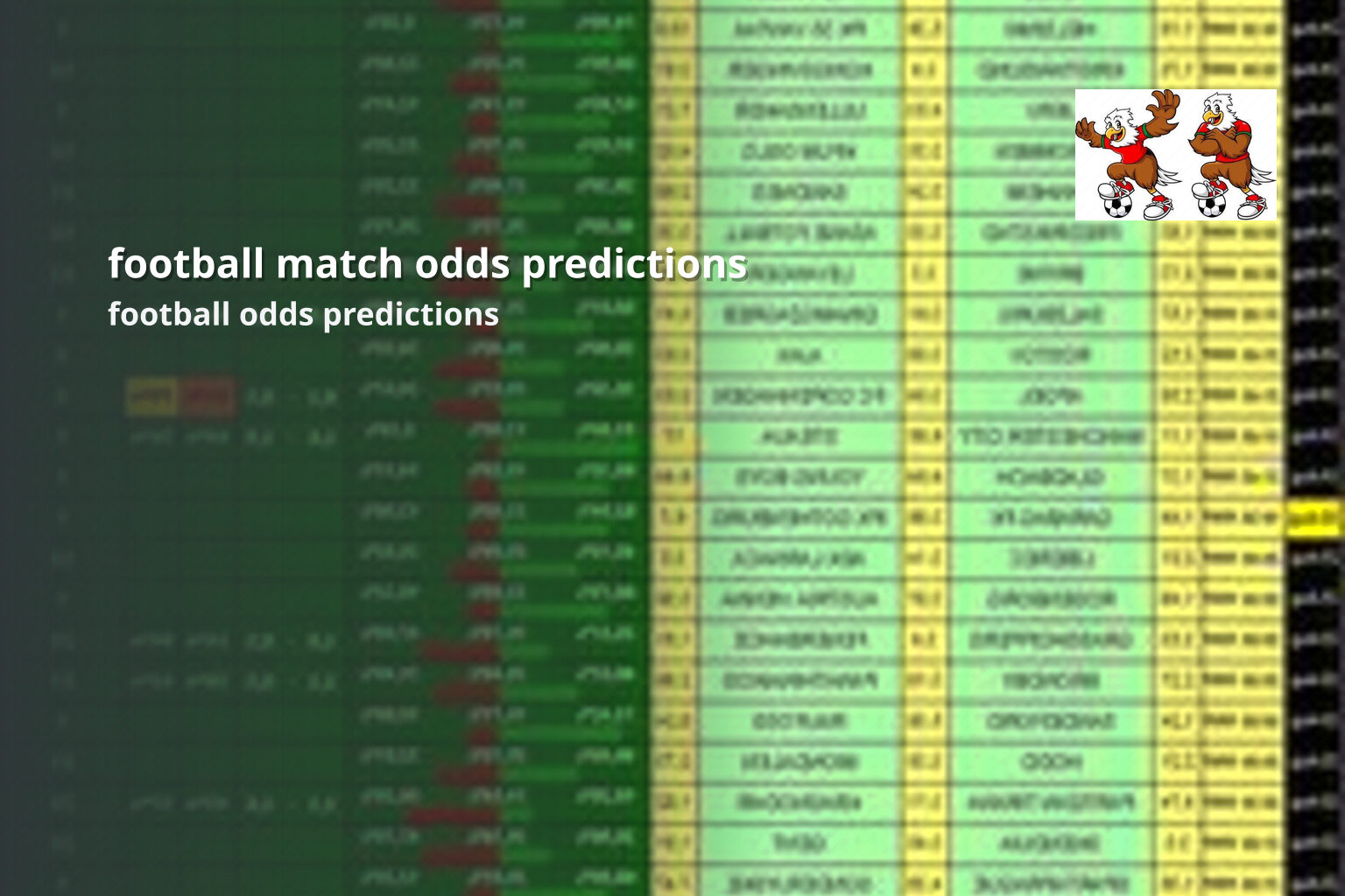 football match odds predictions football odds predictions