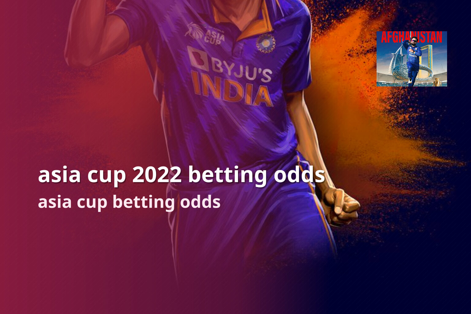 asia cup 2022 betting odds - sportsbook