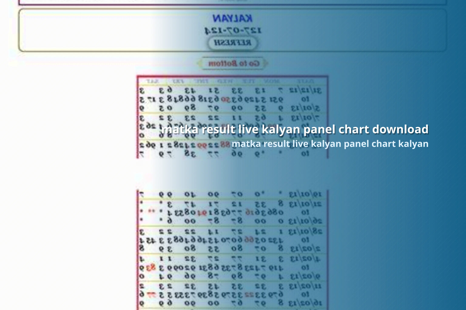 matka result live kalyan panel chart download matka result live kalyan panel chart kalyan