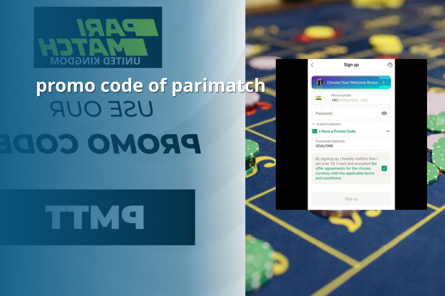 promo code of parimatch - gaming_brand