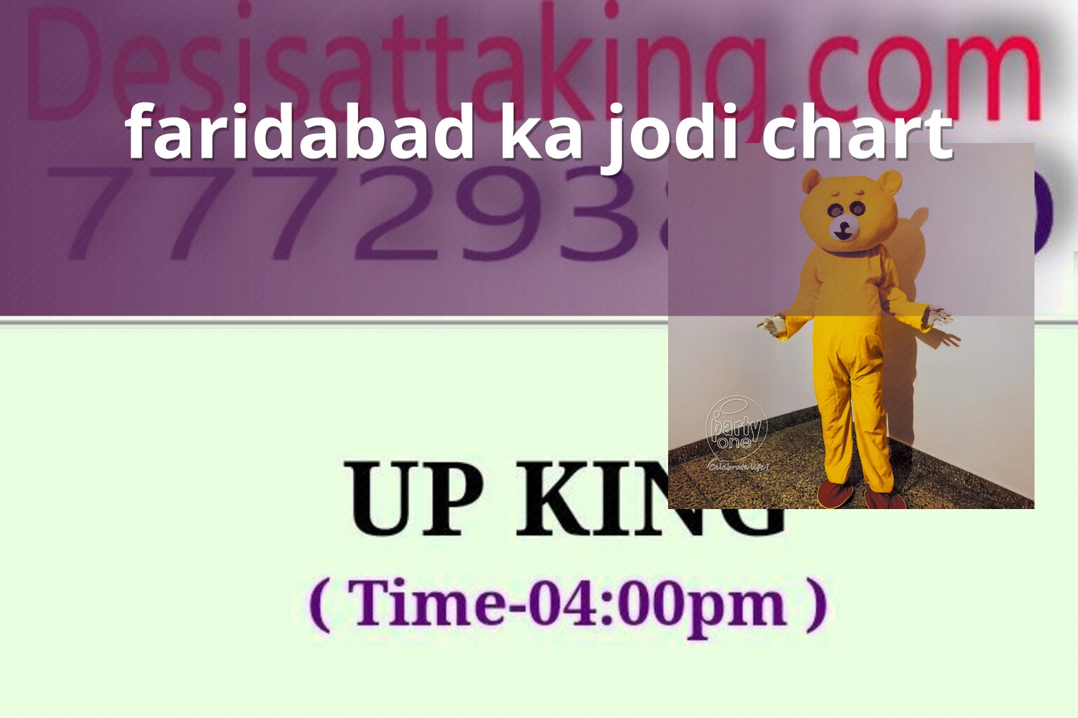 faridabad ka jodi chart - matka_satta