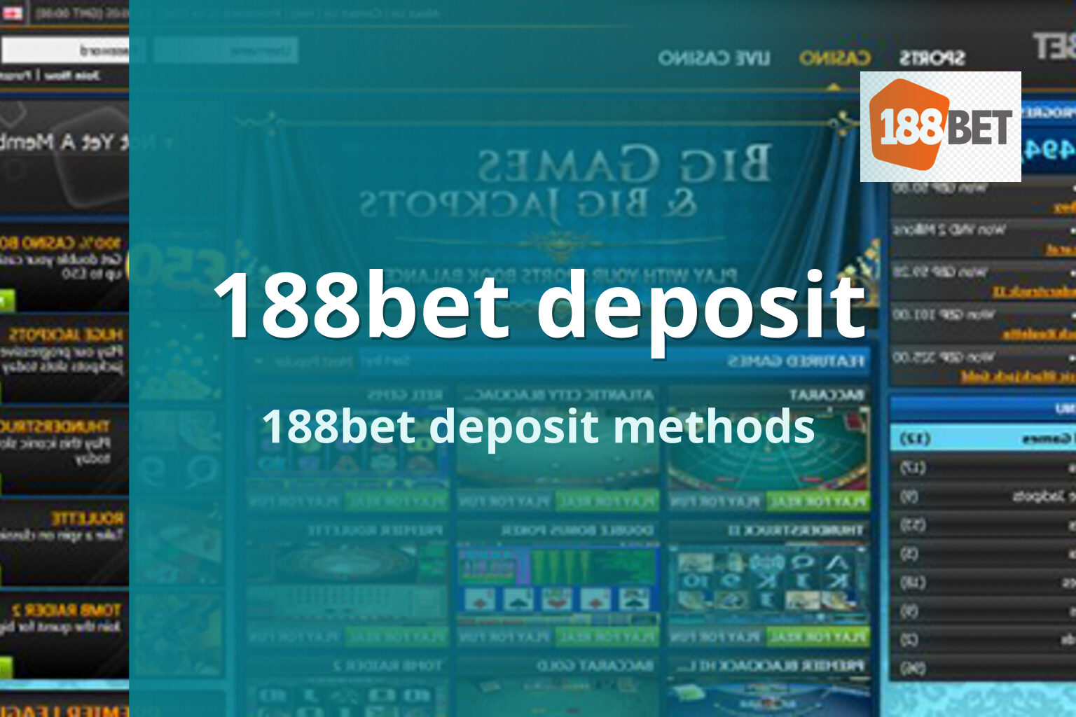 188bet deposit 188bet deposit methods