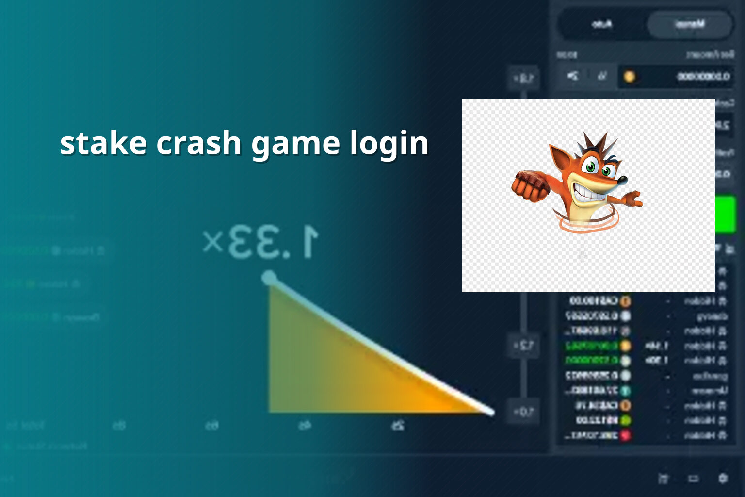 stake crash game login - gaming_brand