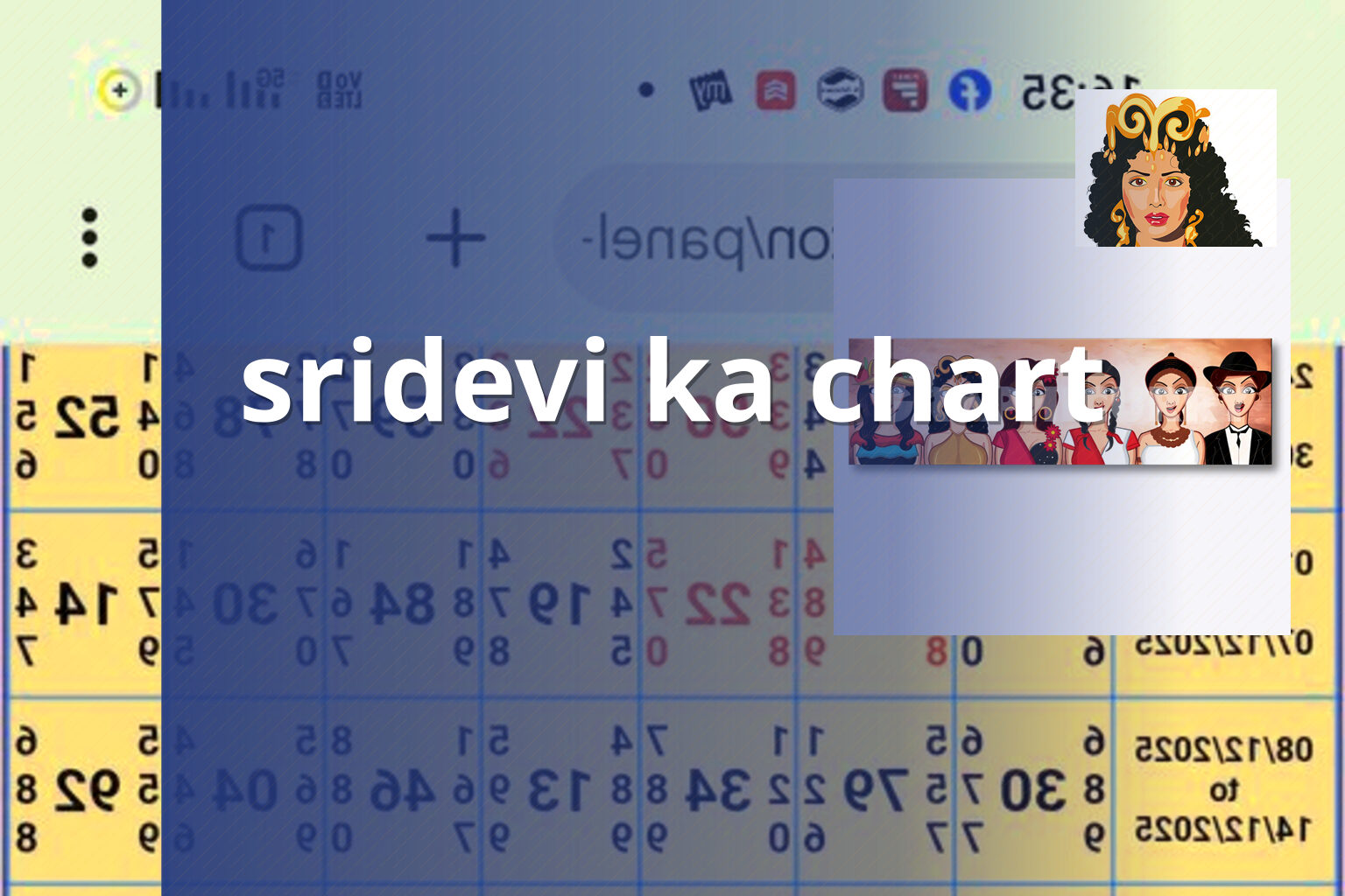 sridevi ka chart - matka_satta